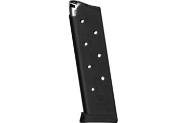 Image of Metalform 1911 Govt/Commander Magazine, 45 ACP, 8 Round, Low Friction, Round Follower, Removable Base, Black, M1911458LSRRB
