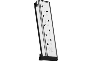 Image of Metalform 1911 Govt/Commander Magazine, 9mm, Flat Follower, Removable Base, S/S, M1911910SRB