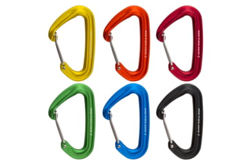 Image of Metolius Bravo II Jet Set 6 pk., Blue, Yellow, Orange, Red, Black, Green, 6 pk, BRWR265.25