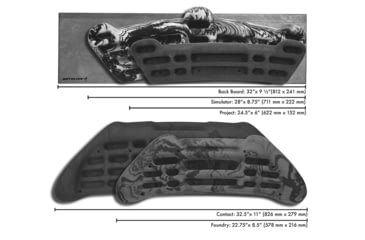 Image of Metolius Project Training Board, Black/ White Swirl, PROJ001.01