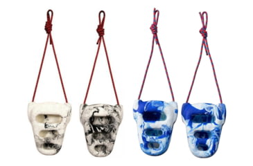 Image of Metolius Rock Rings 3D, Black/White Swirl, Blue/White Swirl