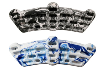 Image of Metolius Simulator 3D Hangboards, Black/White Swirl, Blue/White Swirl