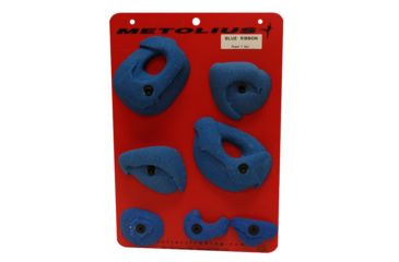 Image of Metolius Super 7 Climbing Holds Set-Blue Ribbon