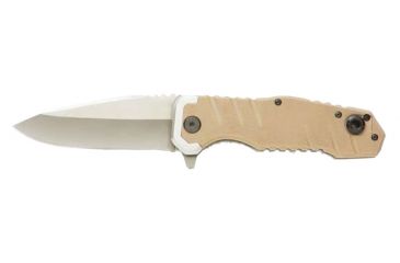Image of Meyerco Mossberg Tactical Assisted Open Folding Knife,4.75in Steel Blade,G-10 Handle,Clam MOTACT