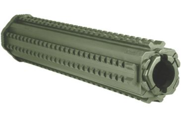 Image of MFT A-2 Rifle Military &amp; Police 4 Sided Rail - Polymer - Foliage Green - M44LFG