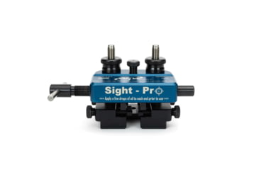 Image of MGW Armory Sight-Pro Compact Sight Tool, Universal Fit w/30 Degree Angled and Straight Sided Standard Block, Grey, MGWSP1000