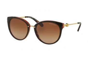 Image of Michael Kors ABELA III MK6040 Progressive Prescription Sunglasses MK6040-313013-55 - Lens Diameter 55 mm, Frame Color Tortoise/Orange