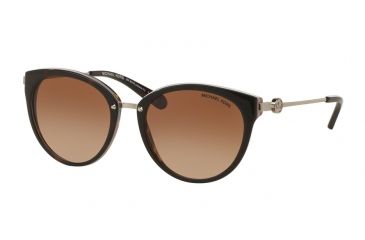 Image of Michael Kors ABELA III MK6040 Progressive Prescription Sunglasses MK6040-314513-55 - Lens Diameter 55 mm, Frame Color Dark Tortoise/ Lavendar