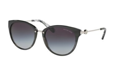 Image of Michael Kors ABELA III MK6040 Progressive Prescription Sunglasses MK6040-321111-55 - Lens Diameter 55 mm, Frame Color Black / Horn