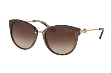 Image of Michael Kors ABELA III MK6040 Progressive Prescription Sunglasses, 55mm, Bronze Horn, MK6040-321213-55-PRO
