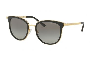 Image of Michael Kors ADRIANNA I MK1010 Progressive Prescription Sunglasses MK1010-110011-54 - Lens Diameter 54 mm, Frame Color Black/Gold