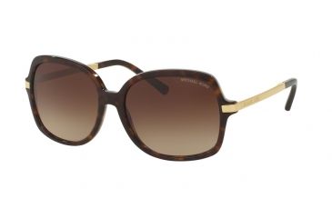 Image of Michael Kors ADRIANNA II MK2024 Single Vision Prescription Sunglasses MK2024-310613-57 - Lens Diameter 57 mm, Frame Color Dk Tortoise/gold