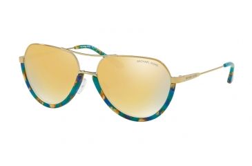 Image of Michael Kors AUSTIN MK1031 Prescription Sunglasses MK1031-10247P-58 - Lens Diameter 58 mm, Frame Color Teal Mosaic