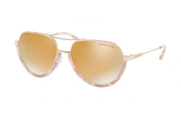 Image of Michael Kors AUSTIN MK1031 Prescription Sunglasses, 58mm, Pastel Pink Mosaic/rose Gold, MK1031-10275A-58-SV