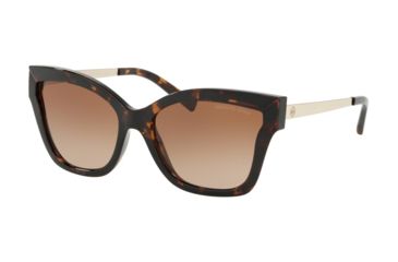 Image of Michael Kors BARBADOS MK2072 Sunglasses 333313-56 - Dark Tortoise Injected Frame, Brown Gradient Lenses