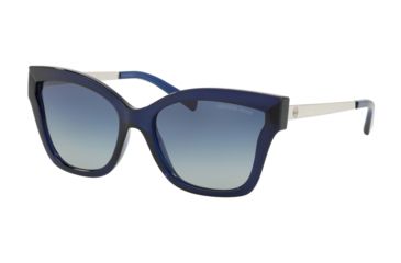 Image of Michael Kors BARBADOS MK2072 Sunglasses 40424L-56 - Navy Transluscent Injected Frame, Blue Gradient Lenses