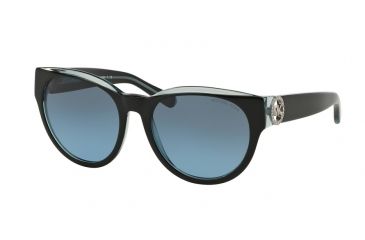 Image of Michael Kors BERMUDA MK6001B Single Vision Prescription Sunglasses MK6001B-300117-54 - Lens Diameter 54 mm, Frame Color Black/Blue