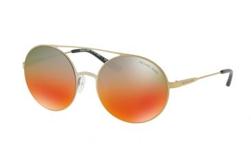 Image of Michael Kors CABO MK1027 Progressive Prescription Sunglasses MK1027-1193A8-55 - Lens Diameter 55 mm, Frame Color Pale Gold-tone