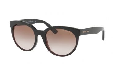 Image of Michael Kors CARTAGENA MK2059 Progressive Prescription Sunglasses MK2059-331513-54 - Lens Diameter 54 mm, Frame Color Black/milky Merlot