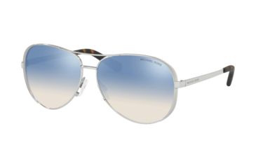 Image of Michael Kors CHELSEA MK5004 Sunglasses 1153V6-59 - , Blue Silver Gradient Mirror Lenses