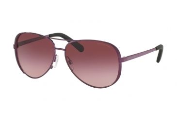 Image of Michael Kors CHELSEA MK5004 Sunglasses 11588H-59 - Plum Frame, Burgundy Gradient Lenses