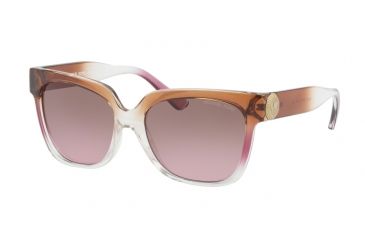 Image of Michael Kors ENA MK2054 Single Vision Prescription Sunglasses MK2054-328614-55 - Lens Diameter 55 mm, Frame Color Brown/pink/crystal