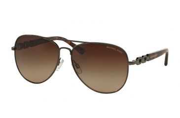 Image of Michael Kors FIJI MK1003 Progressive Prescription Sunglasses MK1003-100213-58 - Lens Diameter 58 mm, Frame Color Gunmetal