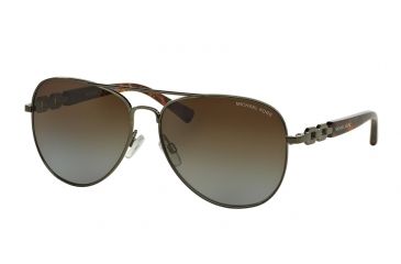 Image of Michael Kors FIJI MK1003 Progressive Prescription Sunglasses MK1003-1002T5-58 - Lens Diameter 58 mm, Frame Color Gunmetal