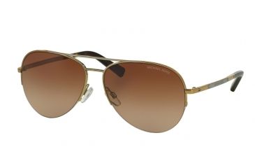 Image of Michael Kors GRAMERCY MK1001 Progressive Prescription Sunglasses MK1001-101914-59 - Lens Diameter 59 mm, Frame Color Gold Silver