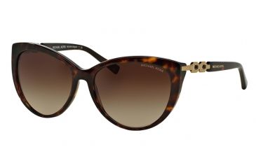 Image of Michael Kors GSTAAD MK2009 Single Vision Prescription Sunglasses MK2009-300613-56 - Lens Diameter 56 mm, Frame Color Dk Tortoise