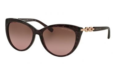 Image of Michael Kors GSTAAD MK2009 Single Vision Prescription Sunglasses MK2009-304014-56 - Lens Diameter 56 mm, Frame Color Pink Sparkle