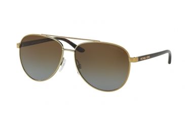 Image of Michael Kors HVAR MK5007 Single Vision Prescription Sunglasses MK5007-1044T5-59 - Lens Diameter 59 mm, Frame Color Gold/Tortoise