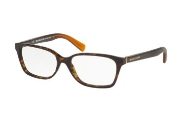 Image of Michael Kors INDIA MK4039 Bifocal Prescription Eyeglasses 3217-52 - Dk Tortoise Frame