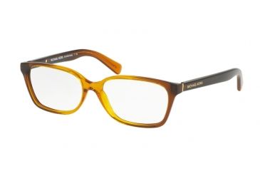 Image of Michael Kors INDIA MK4039 Bifocal Prescription Eyeglasses 3218-54 - Amber Gradient Frame