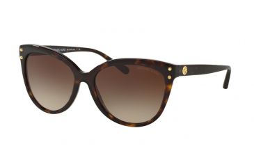 Image of Michael Kors JAN MK2045 Single Vision Prescription Sunglasses MK2045-300613-55 - Lens Diameter 55 mm, Frame Color Dark Tortoise Acetate