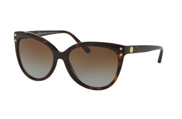 Image of Michael Kors JAN MK2045 Single Vision Prescription Sunglasses, 55mm, Dark Tortoise Acetate, MK2045-3006T5-55-SV
