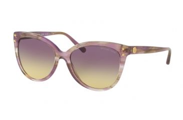 Image of Michael Kors JAN MK2045 Single Vision Prescription Sunglasses MK2045-323370-55 - Lens Diameter 55 mm, Frame Color Purple-Floral