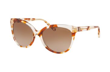 Image of Michael Kors JAN MK2045 Single Vision Prescription Sunglasses, 55mm, Crysal Tortoise, MK2045-377613-55-SV