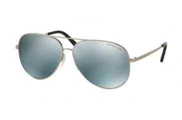 Image of Michael Kors KENDALL I MK5016 Sunglasses 10011U-56 - Silver-tone Frame, Silver Mirror Lenses