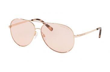 Image of Michael Kors KENDALL I MK5016 Sunglasses 1026/5-60 - Shiny Rose Gold - Tone Frame, Pink Solid Lenses