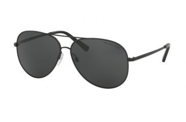 Image of Michael Kors KENDALL I MK5016 Sunglasses 108287-60 - Matte Black Frame, Grey Solid Lenses