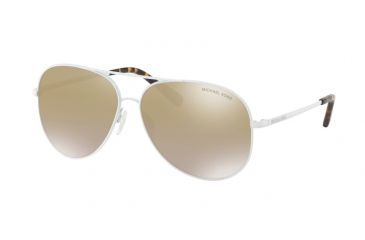 Image of Michael Kors KENDALL I MK5016 Sunglasses 11726E-60 - White Frame, Gold Mirror Gradient Lenses