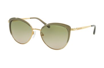 Image of Michael Kors KEY BISCAYNE MK1046 Bifocal Prescription Sunglasses, 56mm, Gold, MK1046-11002C-56-BI
