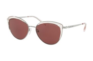 Image of Michael Kors KEY BISCAYNE MK1046 Bifocal Prescription Sunglasses, 56mm, Silver, MK1046-115376-56-BI