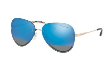 Image of Michael Kors LA JOLLA MK1026 Progressive Prescription Sunglasses MK1026-1116F3-59 - Lens Diameter 59 mm, Frame Color Rose Gold-tone