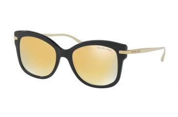 Image of Michael Kors LIA MK2047 Single Vision Prescription Sunglasses MK2047-31607P-53 - Lens Diameter 53 mm, Frame Color Black