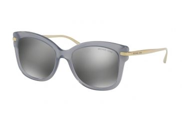 Image of Michael Kors LIA MK2047 Single Vision Prescription Sunglasses MK2047-32456G-53 - Lens Diameter 53 mm, Frame Color Milky Blue Gray