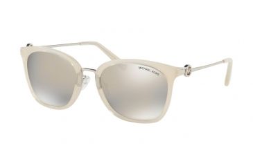 Image of Michael Kors LUGANO MK2064 Prescription Sunglasses MK2064-33047U-53 - Lens Diameter 53 mm, Frame Color Milky White