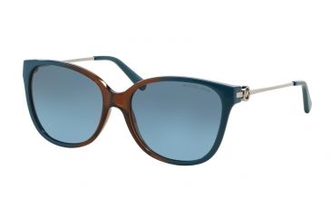 Image of Michael Kors MARRAKESH MK6006 Single Vision Prescription Sunglasses MK6006-300717-57 - Lens Diameter 57 mm, Frame Color Brown/Blue Ombre