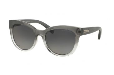 Image of Michael Kors MITZI I MK6035 Single Vision Prescription Sunglasses MK6035-3124T3-53 - Lens Diameter 53 mm, Frame Color Smoke Clear Gradient/smoke